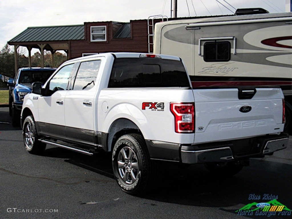 2019 F150 XLT SuperCrew 4x4 - Oxford White / Earth Gray photo #3