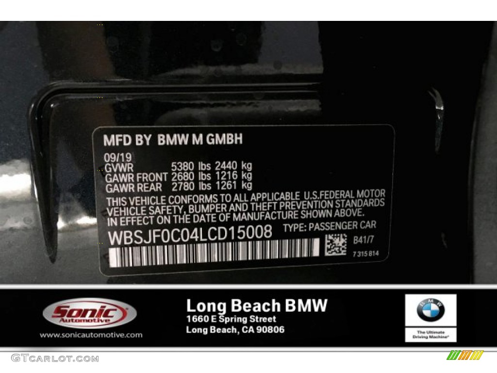 2020 M5 Competition - Singapore Grey Metallic / Black photo #11