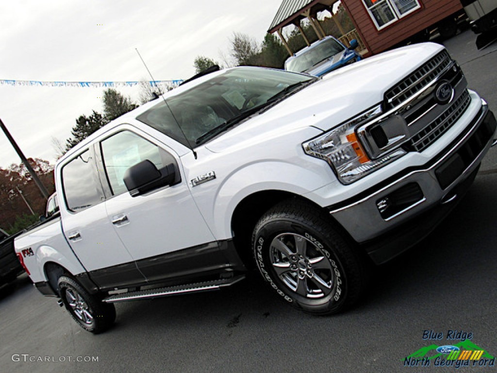 2019 F150 XLT SuperCrew 4x4 - Oxford White / Earth Gray photo #33