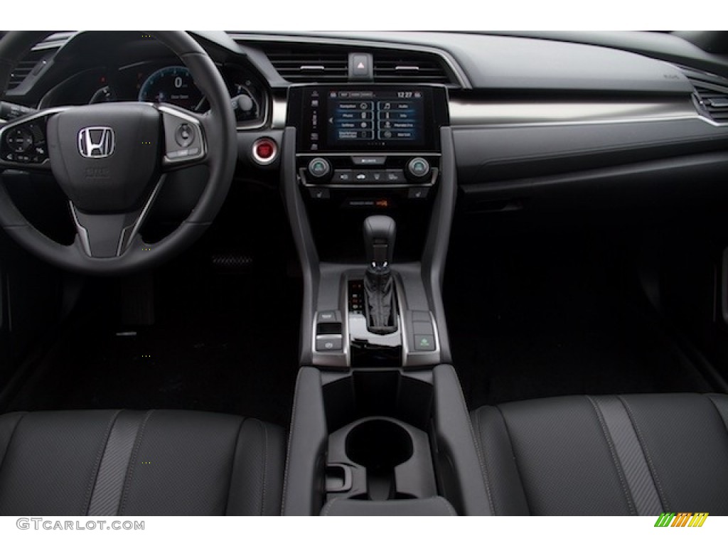 2020 Honda Civic EX-L Hatchback Black Dashboard Photo #136077555