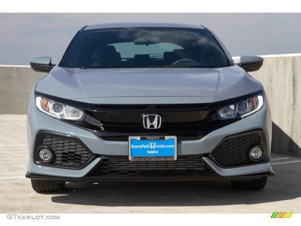 2020 Civic Sport Hatchback - Sonic Gray Pearl / Black photo #3