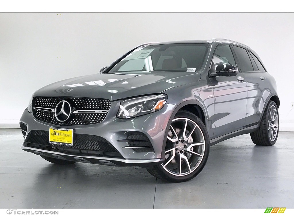 2019 GLC AMG 43 4Matic - Selenite Grey Metallic / Saddle Brown/Black photo #12