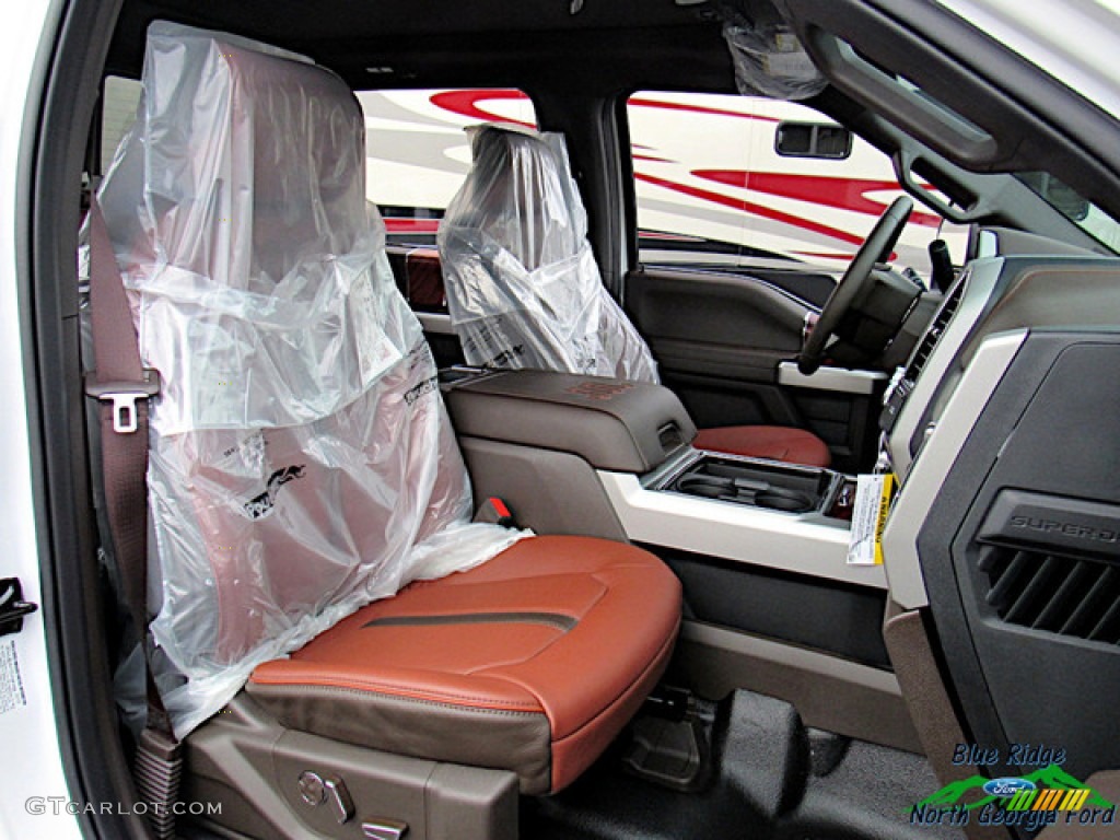 2019 F450 Super Duty King Ranch Crew Cab 4x4 - White Platinum Metallic Tri-Coat / King Ranch Java photo #11