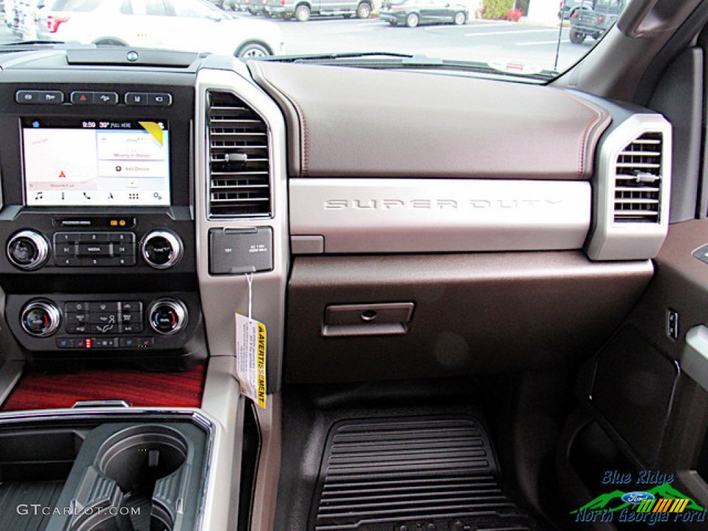 2019 F450 Super Duty King Ranch Crew Cab 4x4 - White Platinum Metallic Tri-Coat / King Ranch Java photo #17