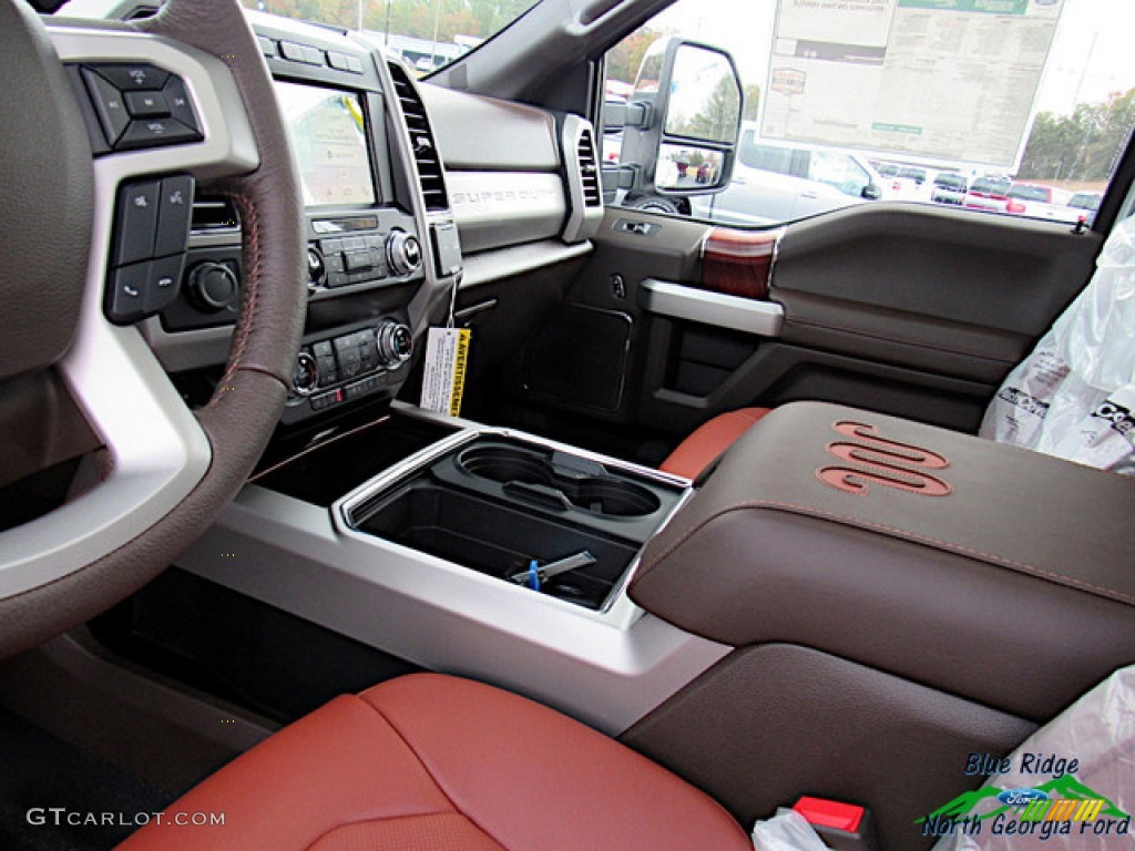 2019 F450 Super Duty King Ranch Crew Cab 4x4 - White Platinum Metallic Tri-Coat / King Ranch Java photo #30