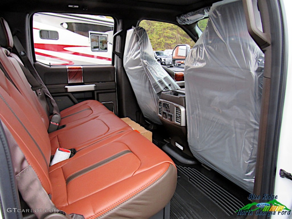 2019 F450 Super Duty King Ranch Crew Cab 4x4 - White Platinum Metallic Tri-Coat / King Ranch Java photo #35