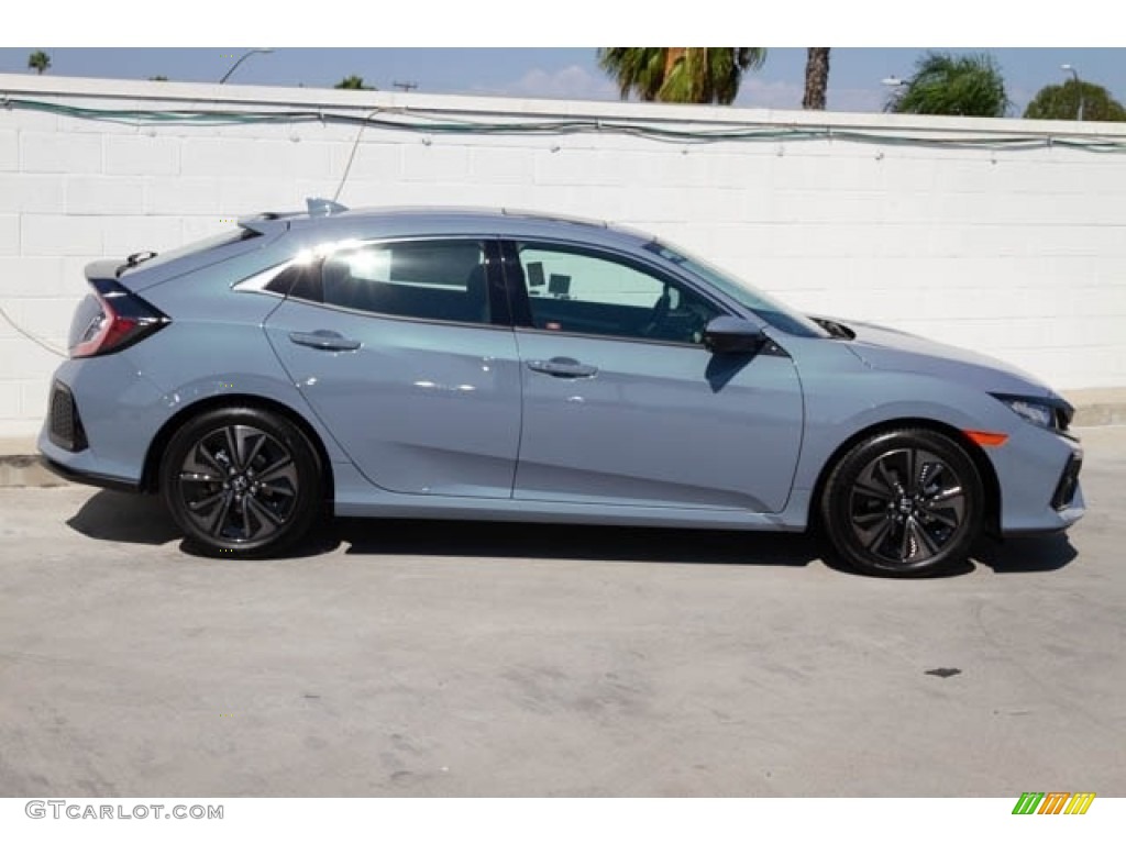 Sonic Gray Pearl 2020 Honda Civic EXL Hatchback Exterior Photo