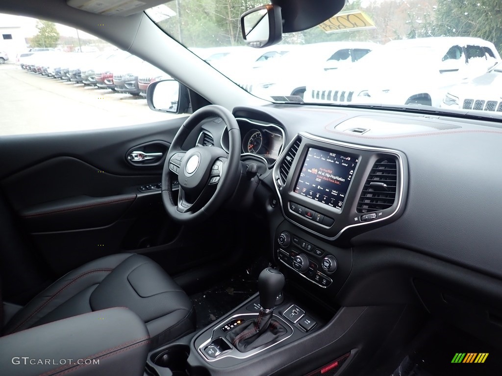 2020 Jeep Cherokee Trailhawk 4x4 Black Dashboard Photo #136079991
