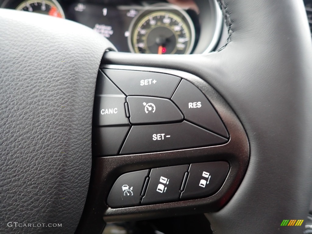 2020 Jeep Cherokee Trailhawk 4x4 Black Steering Wheel Photo #136080060