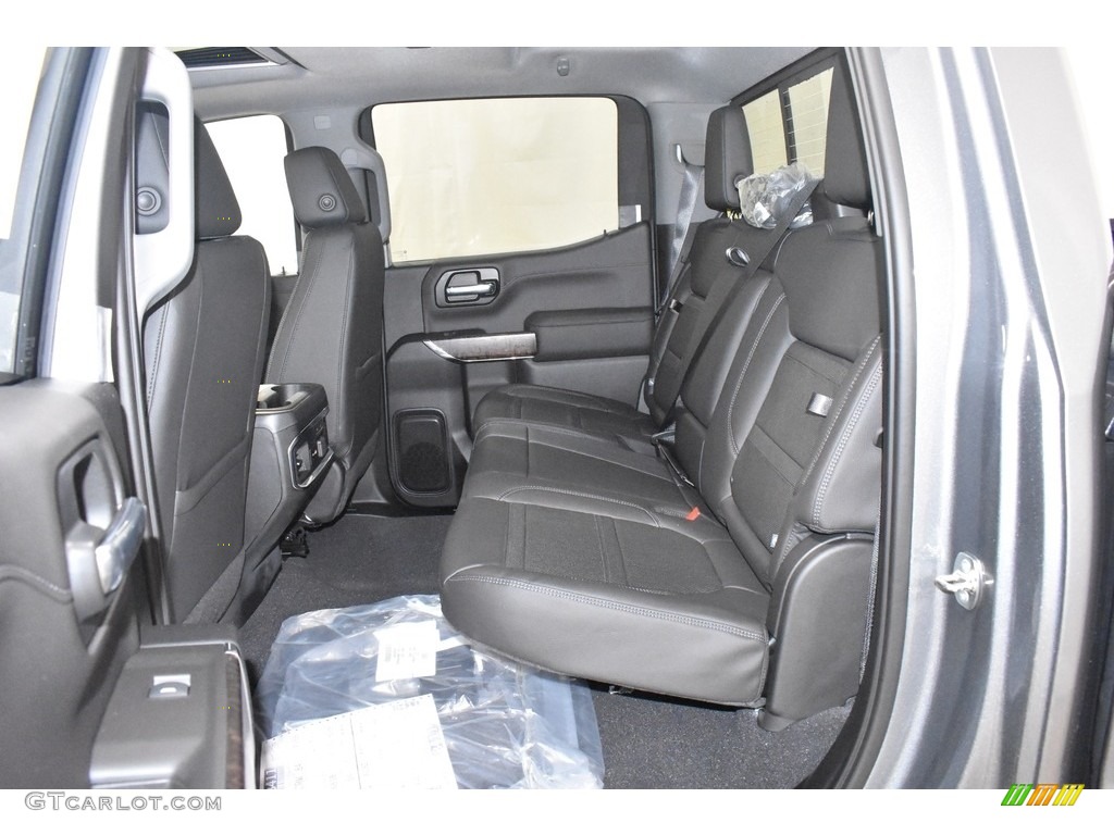 Jet Black Interior 2020 GMC Sierra 1500 Denali Crew Cab 4WD Photo #136080174