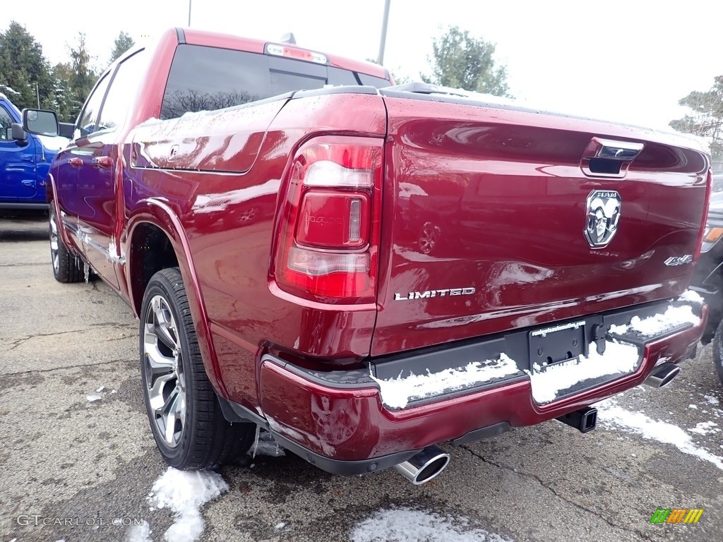 2019 1500 Limited Crew Cab 4x4 - Delmonico Red Pearl / Black photo #4