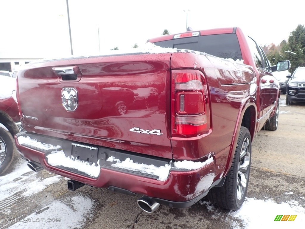 2019 1500 Limited Crew Cab 4x4 - Delmonico Red Pearl / Black photo #6