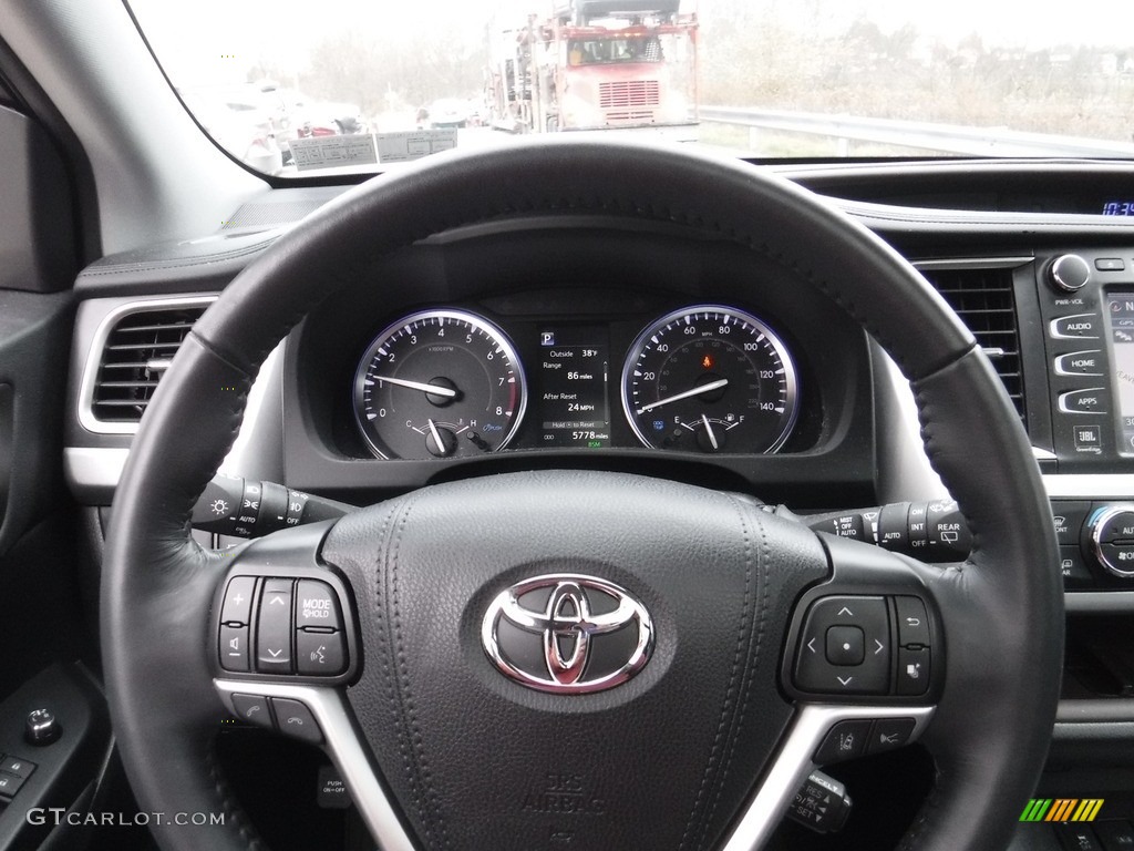 2019 Toyota Highlander Limited Platinum AWD Steering Wheel Photos