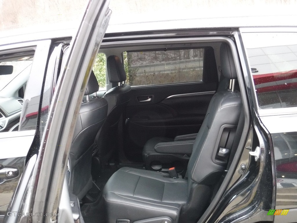 Black Interior 2019 Toyota Highlander Limited Platinum AWD Photo #136081407