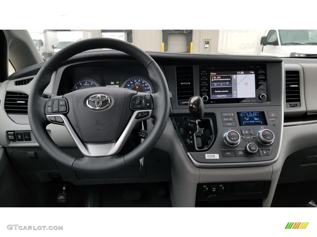 2020 Toyota Sienna XLE AWD Ash Dashboard Photo #136082735