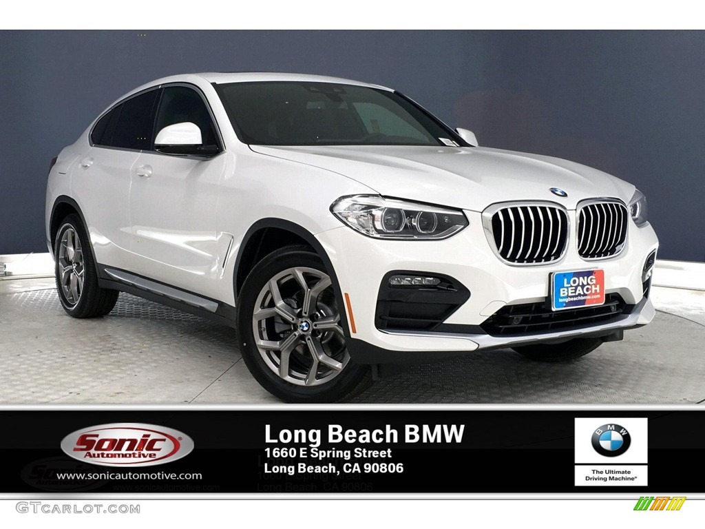 2020 X4 xDrive30i - Mineral White Metallic / Black photo #1