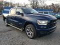 2020 Patriot Blue Pearl Ram 1500 Laramie Crew Cab 4x4  photo #1