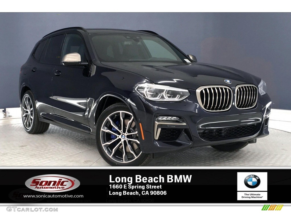 2020 X3 M40i - Carbon Black Metallic / Black photo #1