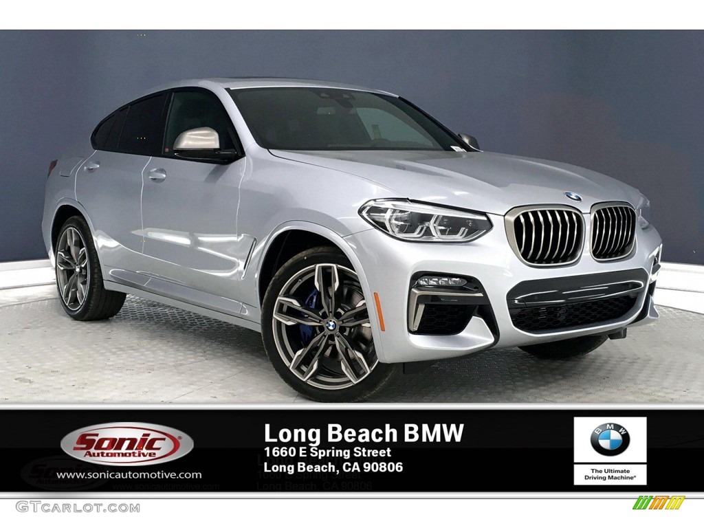 2020 X4 M40i - Glacier Silver Metallic / Black photo #1