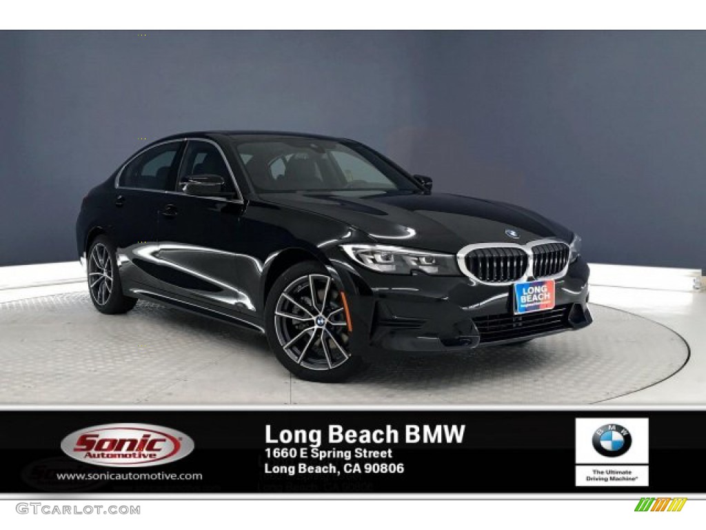 2020 3 Series 330i Sedan - Jet Black / Black photo #1