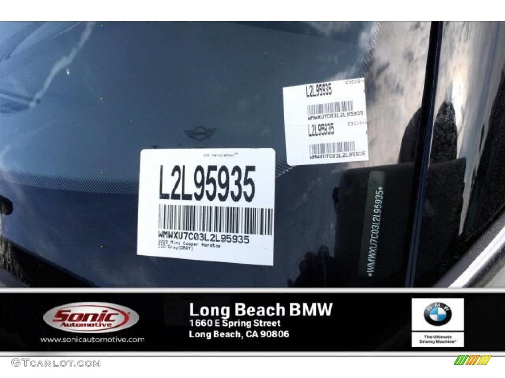 2020 Hardtop Cooper 4 Door - Emerald Gray Metallic / Carbon Black photo #11