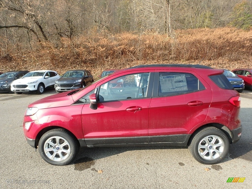 Ruby Red Metallic 2020 Ford EcoSport SE 4WD Exterior Photo #136087595