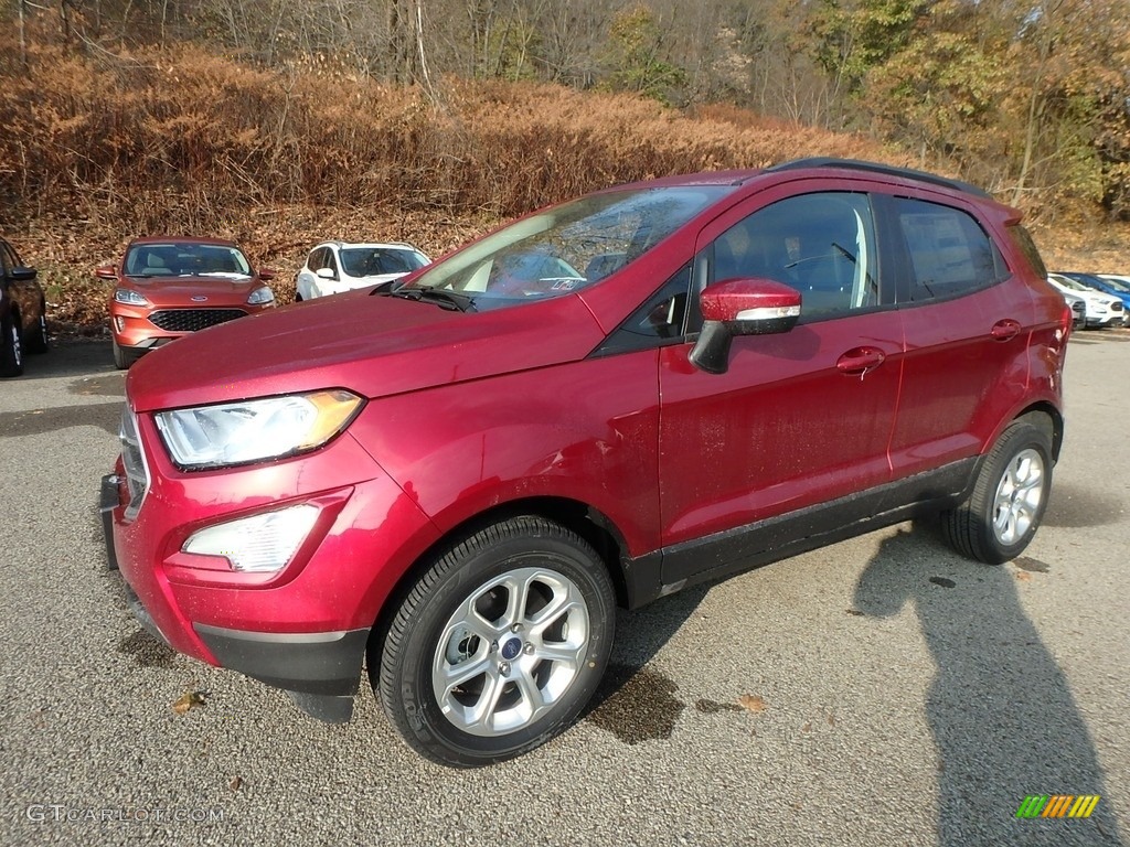 Ruby Red Metallic 2020 Ford EcoSport SE 4WD Exterior Photo #136087628