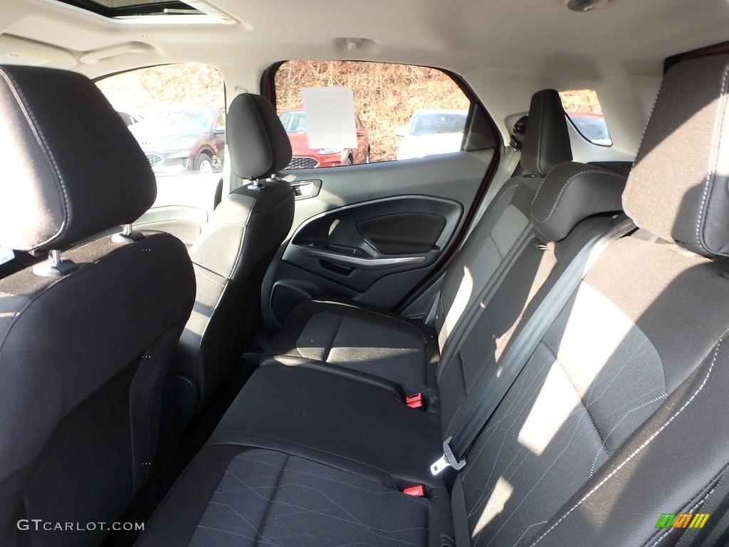 Ebony Black Interior 2020 Ford EcoSport SE 4WD Photo #136087859