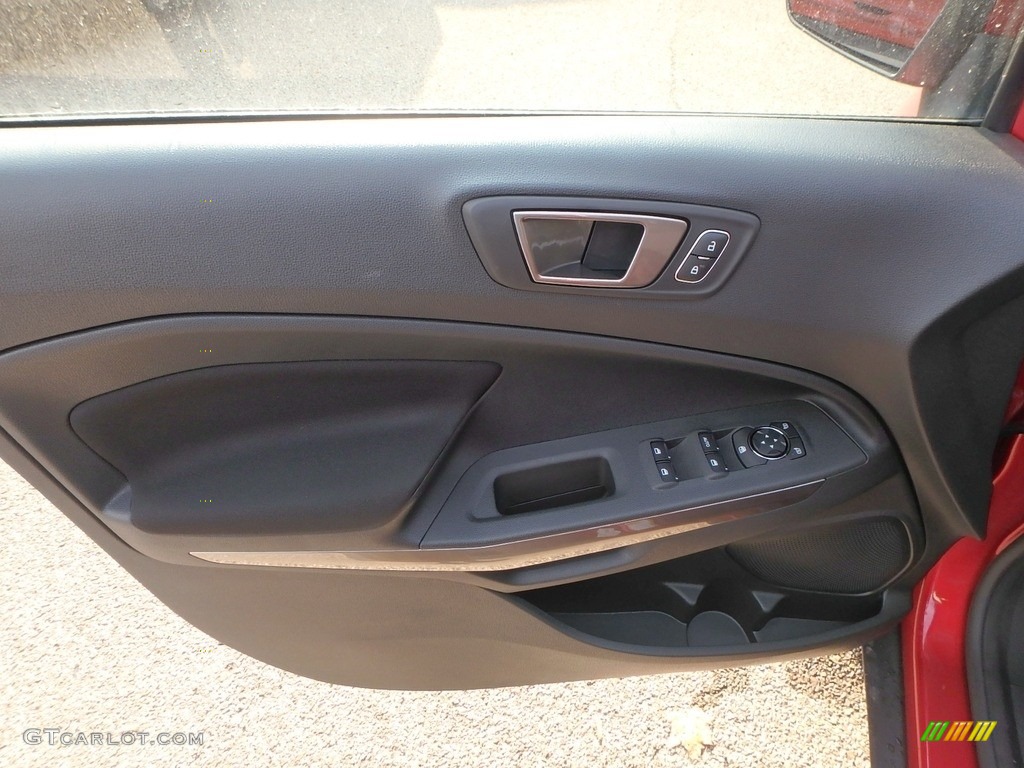 2020 Ford EcoSport SE 4WD Ebony Black Door Panel Photo #136087913