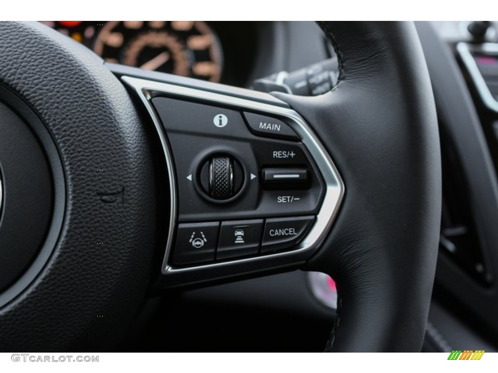 2020 Acura RDX Technology AWD Ebony Steering Wheel Photo #136088279
