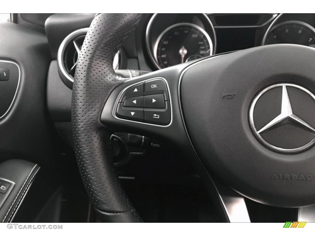 2019 Mercedes-Benz GLA 250 4Matic Black Steering Wheel Photo #136089000