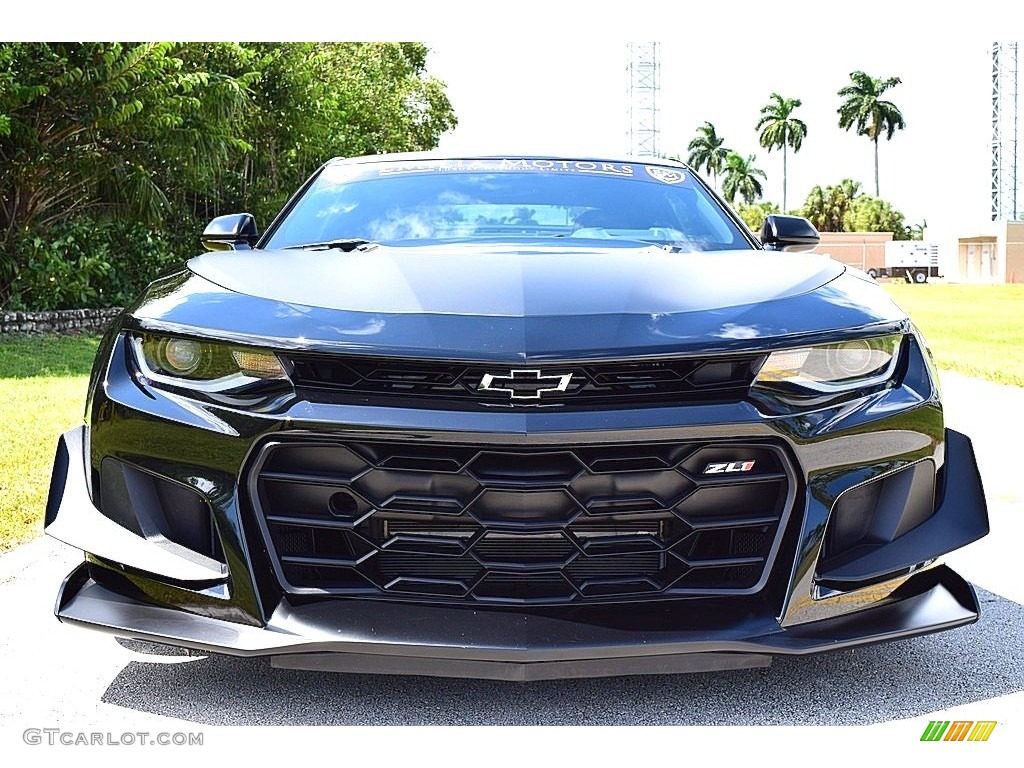 2019 Camaro ZL1 Coupe - Black / Jet Black photo #3