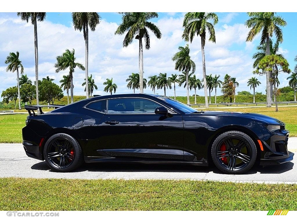Black 2019 Chevrolet Camaro ZL1 Coupe Exterior Photo #136089890