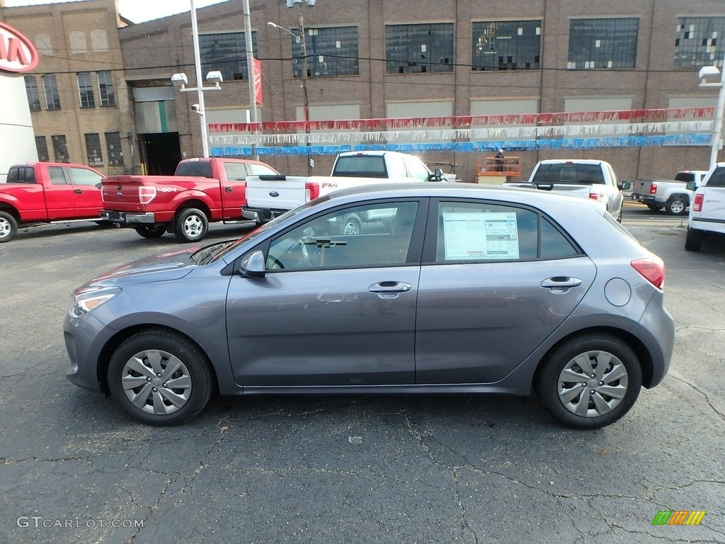 Phantom Gray 2020 Kia Rio S 5 Door Exterior Photo #136089950