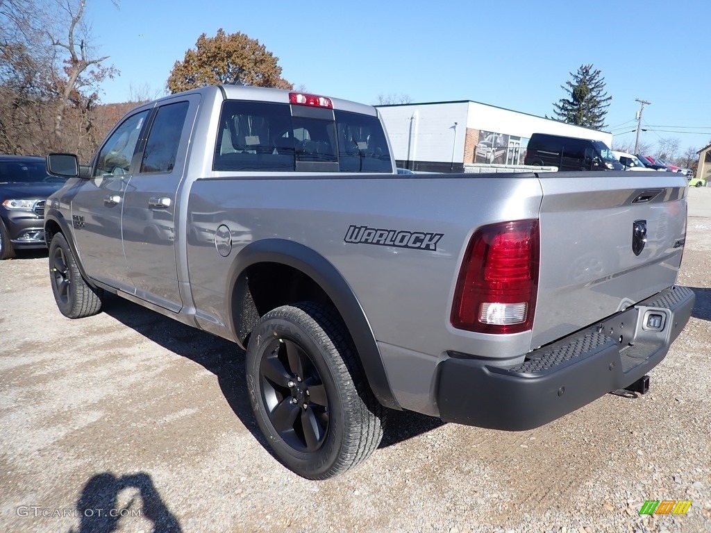 2019 1500 Classic Warlock Quad Cab 4x4 - Billett Silver Metallic / Black/Diesel Gray photo #3