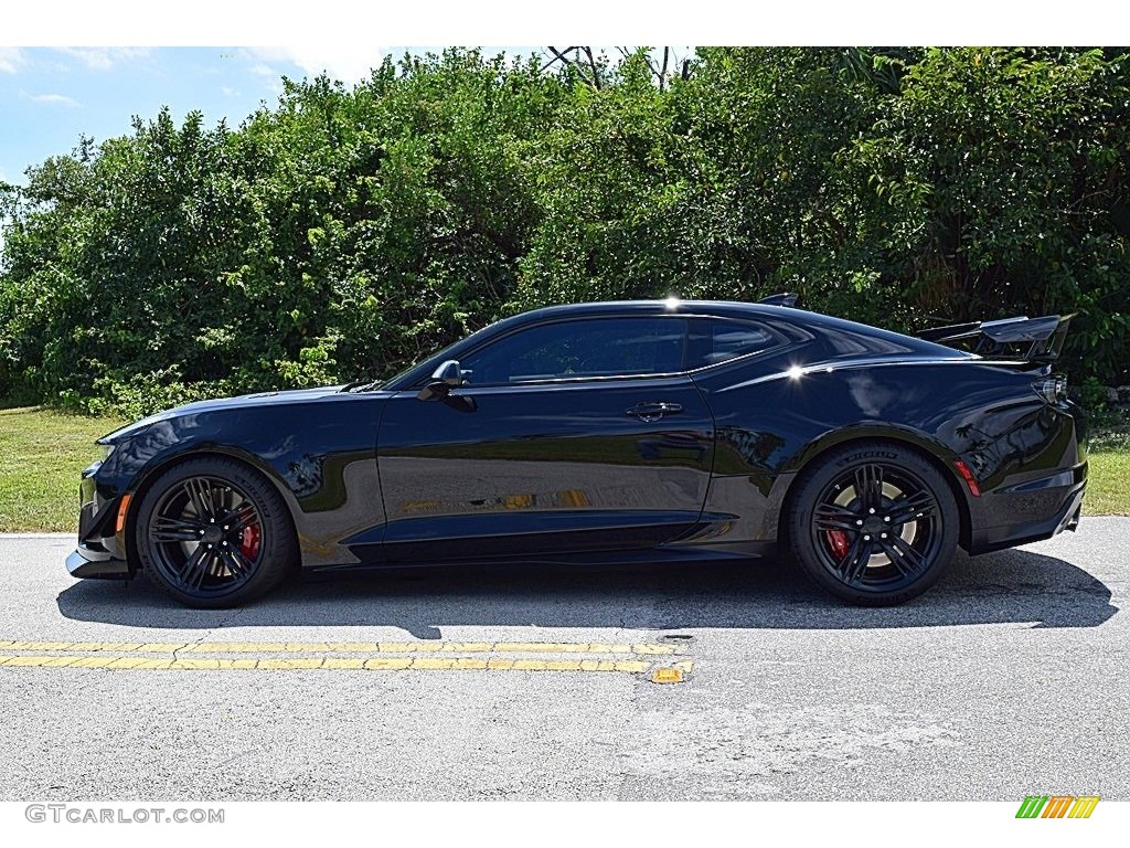 2019 Camaro ZL1 Coupe - Black / Jet Black photo #17