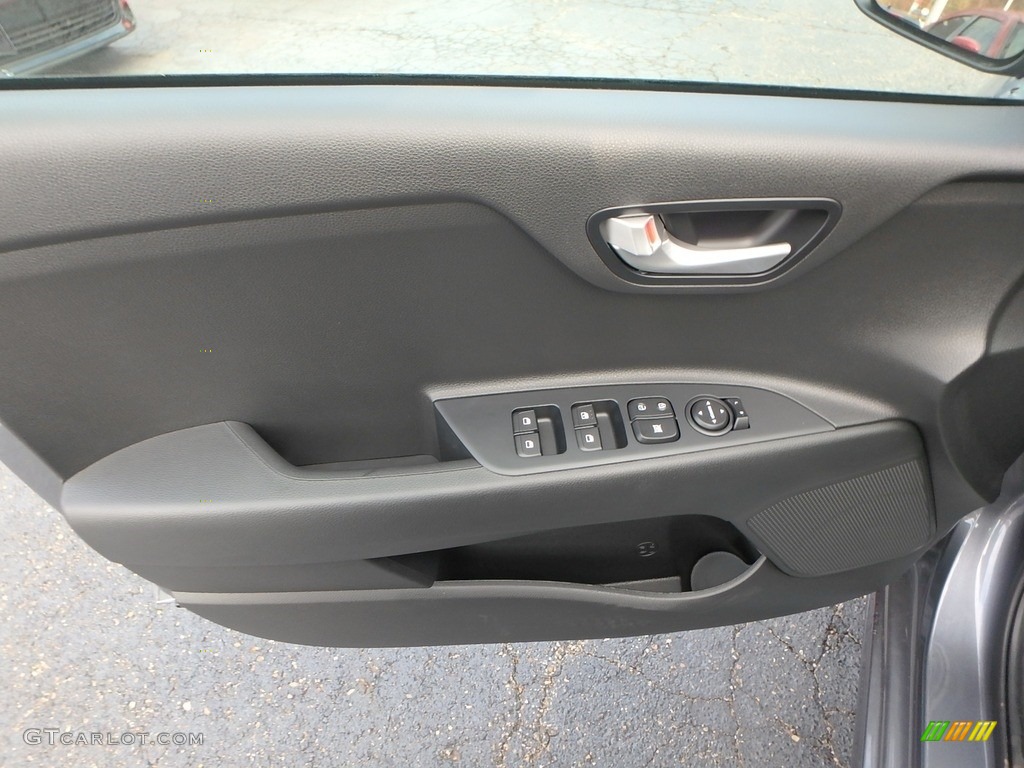 2020 Kia Rio S 5 Door Black Door Panel Photo #136090223