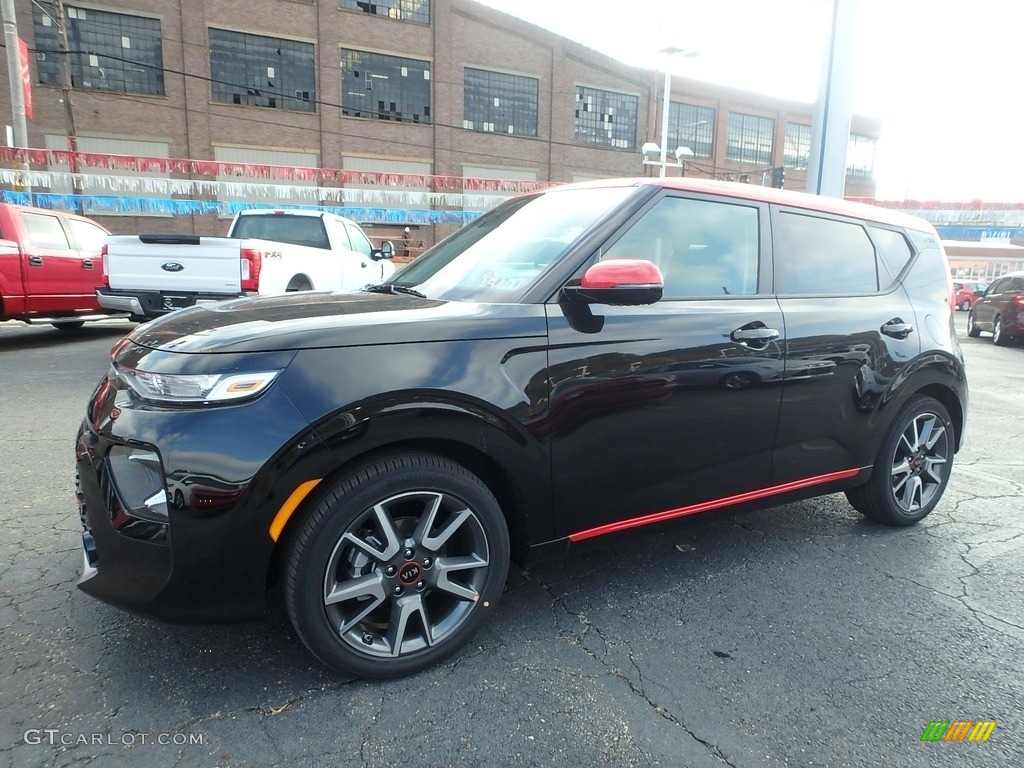 Cherry Black 2020 Kia Soul GT-Line Exterior Photo #136090583
