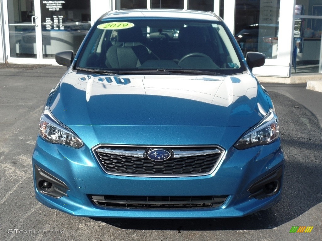 2019 Impreza 2.0i 5-Door - Island Blue Pearl / Black photo #2