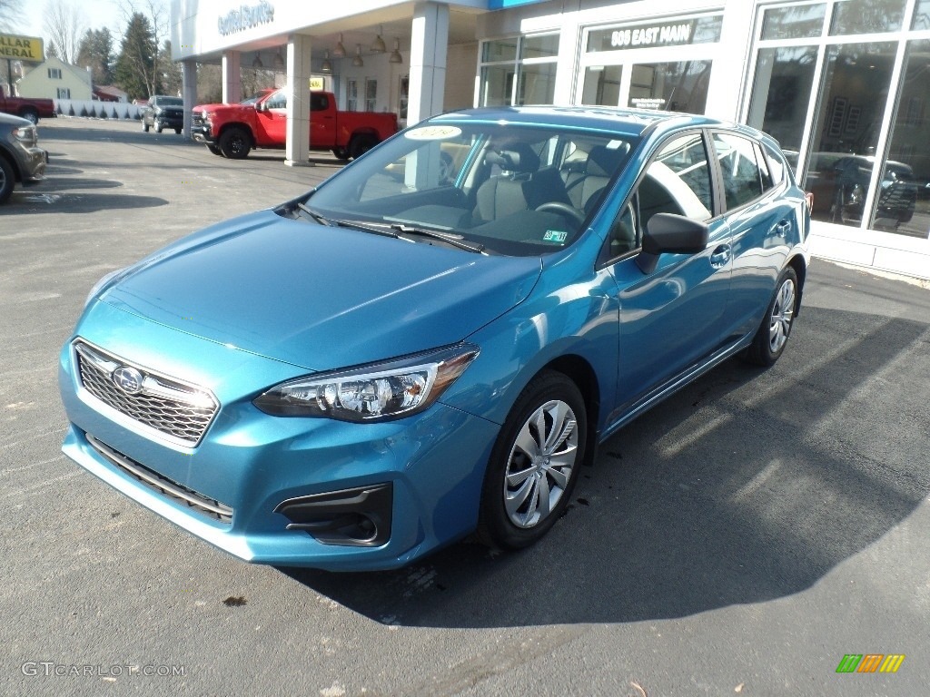 2019 Impreza 2.0i 5-Door - Island Blue Pearl / Black photo #3