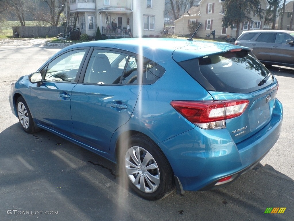 2019 Impreza 2.0i 5-Door - Island Blue Pearl / Black photo #5