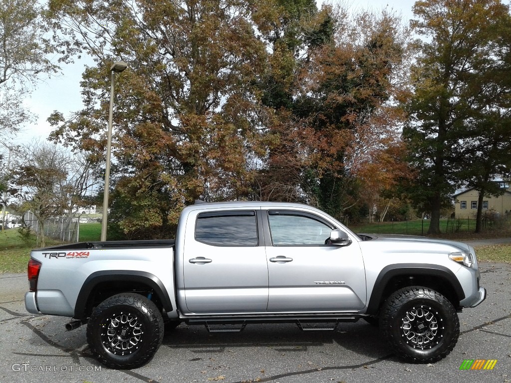 Silver Sky Metallic 2019 Toyota Tacoma TRD Off-Road Double Cab 4x4 Exterior Photo #136092977