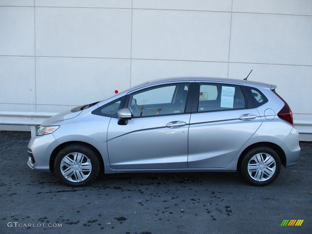 Lunar Silver Metallic 2019 Honda Fit LX Exterior Photo #136094228