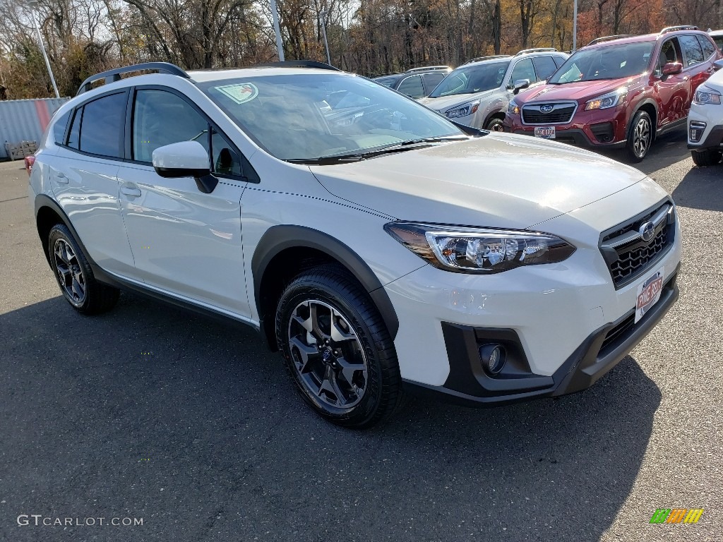 2019 Crosstrek 2.0i Premium - Crystal White Pearl / Gray photo #1