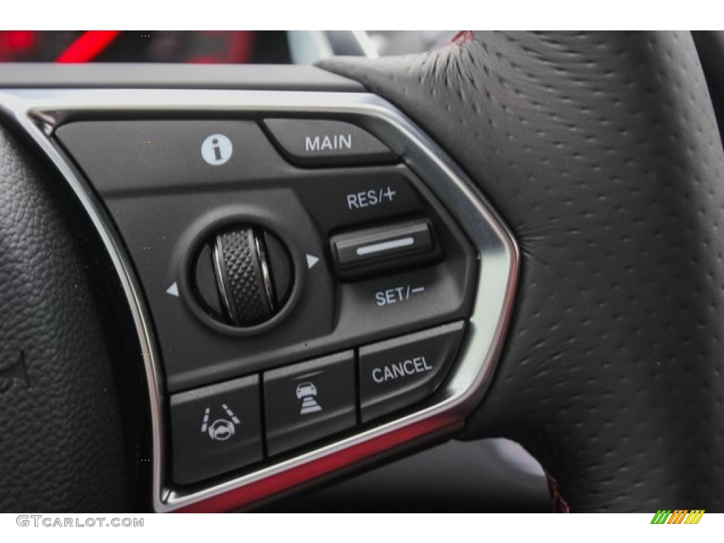 2020 Acura RDX A-Spec Red Steering Wheel Photo #136094606