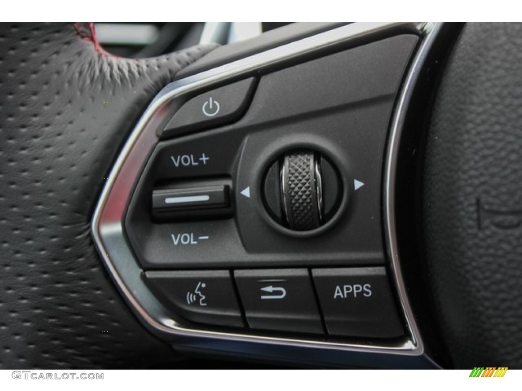 2020 Acura RDX A-Spec Red Steering Wheel Photo #136094651