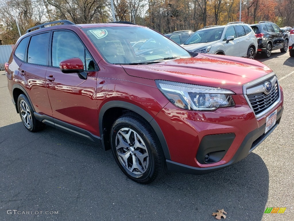 2020 Crimson Red Pearl Subaru Forester 2.5i Premium 136081777