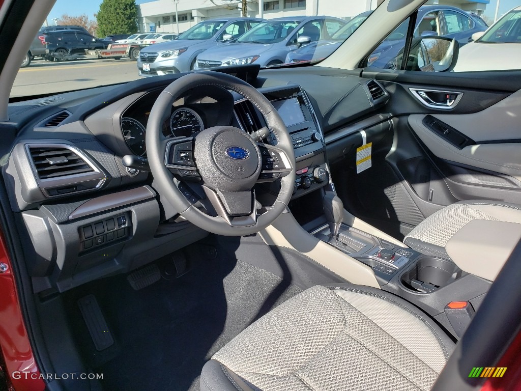 Gray Interior 2020 Subaru Forester 2.5i Premium Photo #136097228