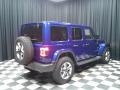 2020 Ocean Blue Metallic Jeep Wrangler Unlimited Sahara 4x4  photo #6