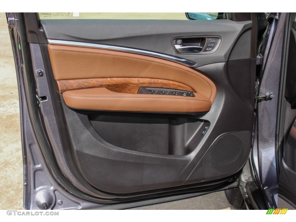 2020 Acura MDX Technology Espresso Door Panel Photo #136097876